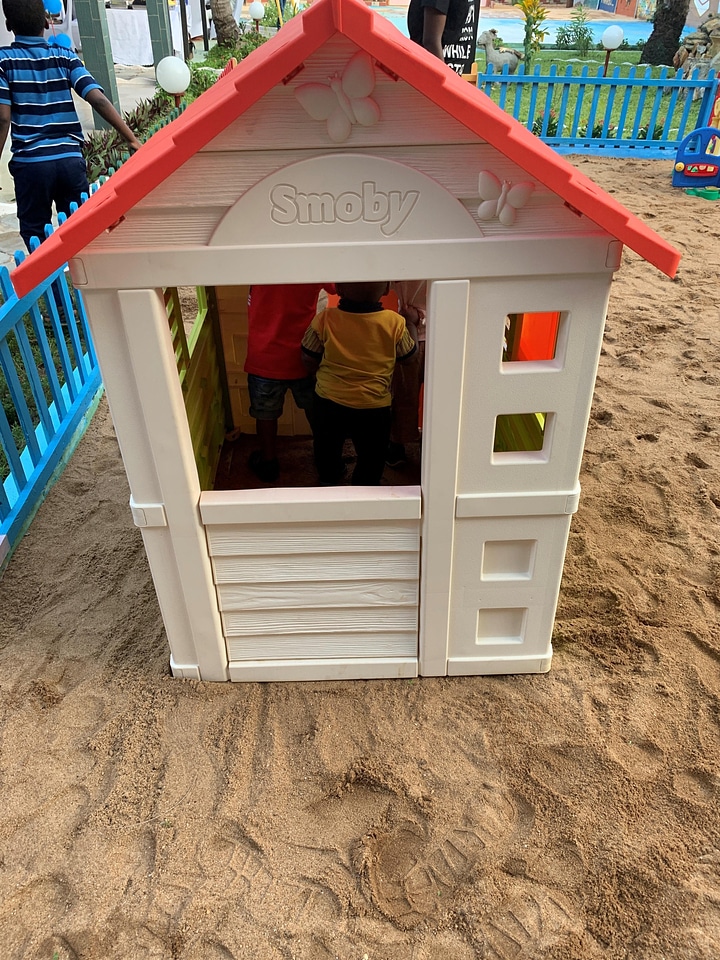 Wooden children sand