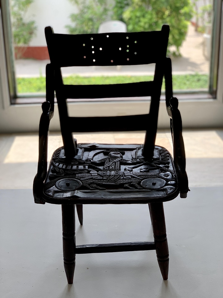 Artwork craft chair