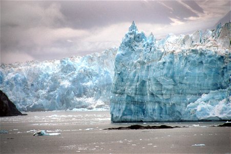 The Hubbard Glacier. Alaska. photo