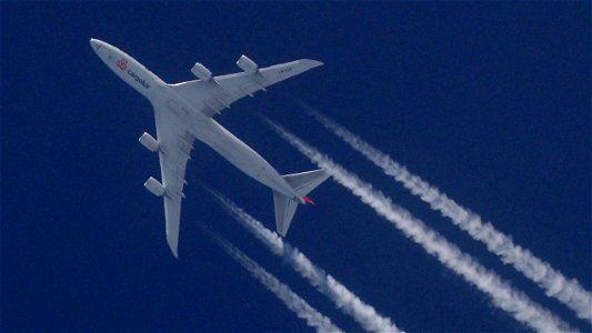 Boeing 747-8R7F LX-VCD Cargolux - Astana to Luxembourg (38500 ft.) photo