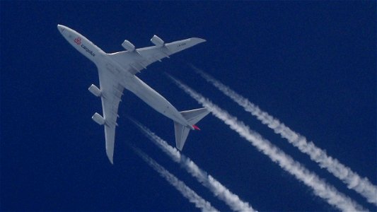 Boeing 747-8R7F LX-VCD Cargolux - Astana to Luxembourg (38500 ft.)