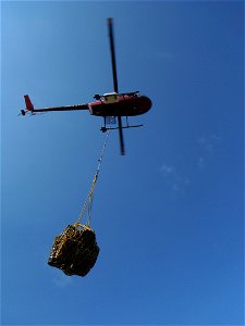 Helicopter sling load of gear