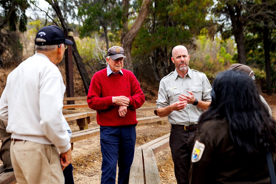 Local conservation leaders exchange words with refuge staff