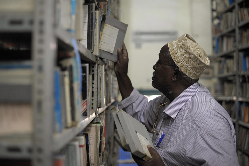 Library books reading