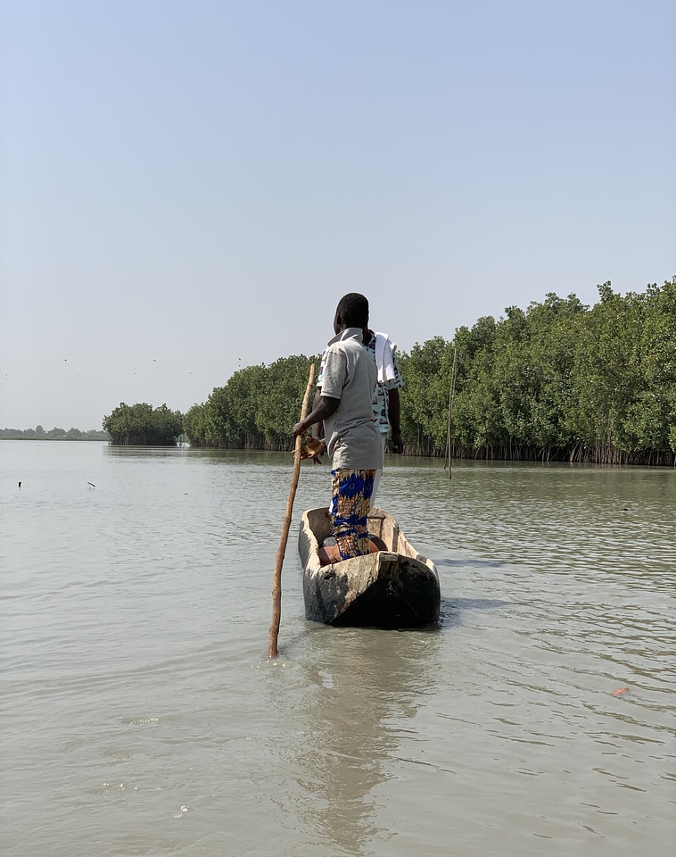 Lake means of transport traditional