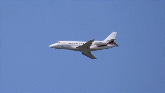 Dassault Falcon 2000EX CS-DLF Netjets Europe from Darlington (GB) (3500 ft.)