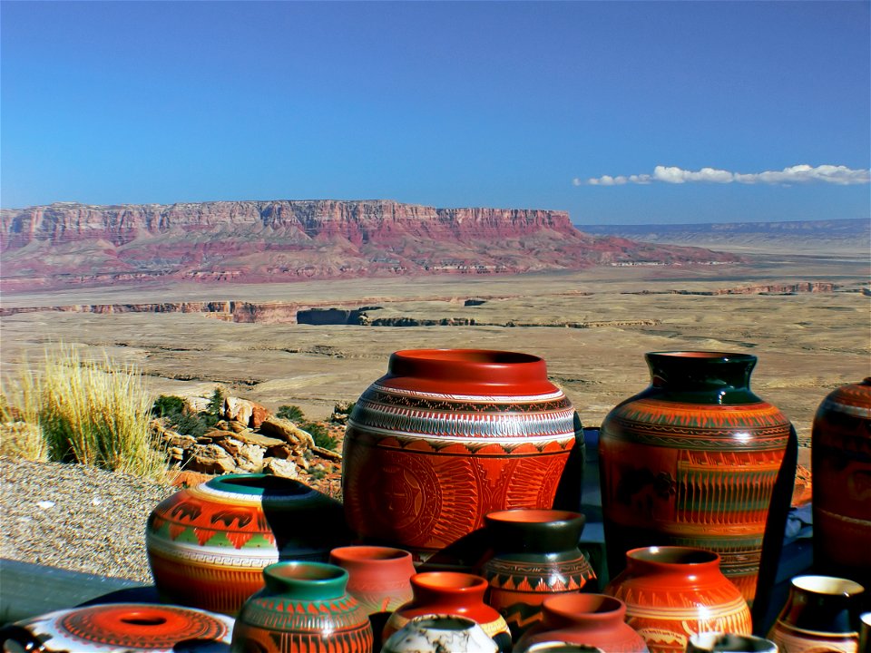 Navajo Pottery.  Arizona.