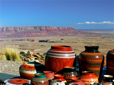 Navajo Pottery. Arizona. photo