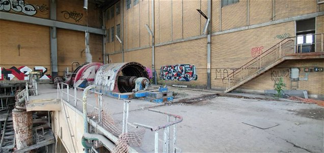 Centrale à charbon abandonnée Monceau