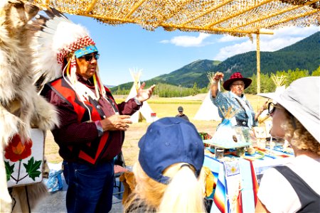 Yellowstone Revealed: Cultural Ambassadors at Teepee Village (4) photo