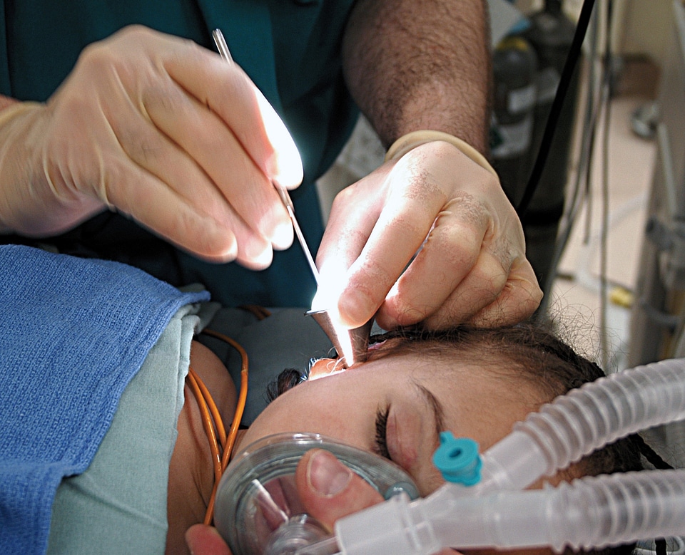 Physician medical procedure photo