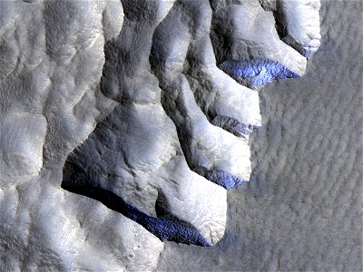 Icy Cliffs on Mars photo
