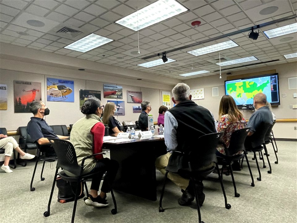 DOI Sec Haaland visiting NIFC 2022