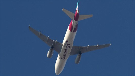 Airbus A319-132 D-AGWX Eurowings from Palma de Mallorca (8300 ft.)