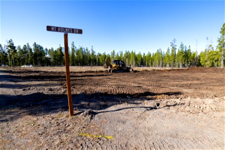 Housing improvement project goal 1: West Yellowstone topsoil work photo