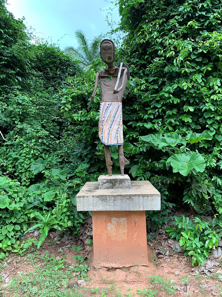 Statue divinity local faith