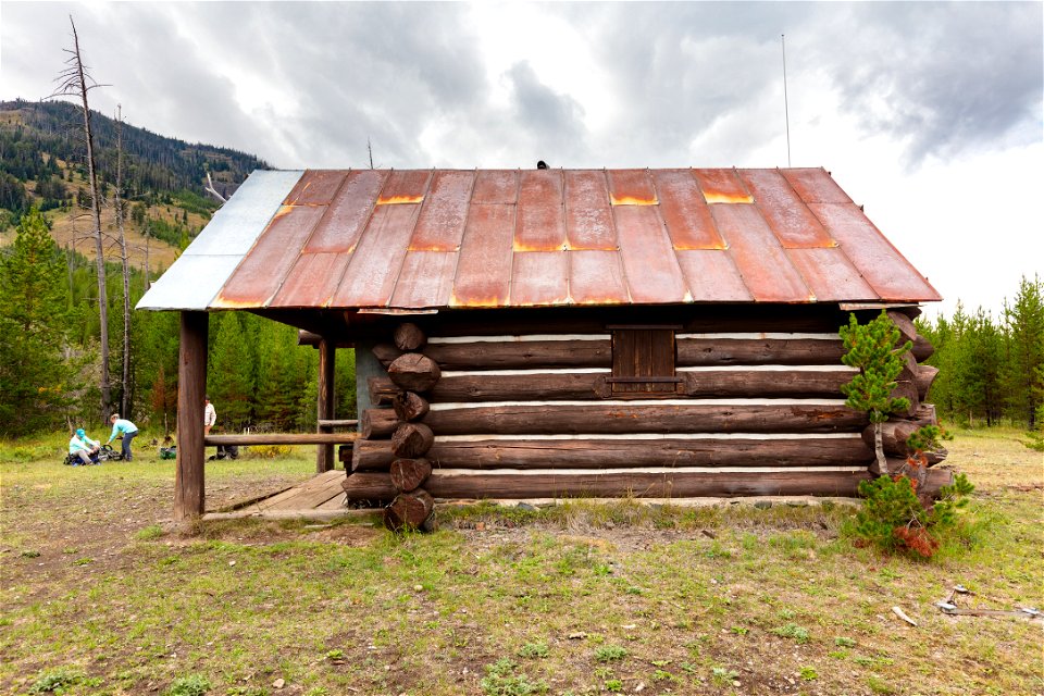 Calfee Creek Patrol Cabin: east view