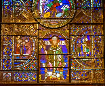 SAINT THOMAS OF CANTERBURY Stained Glass photo