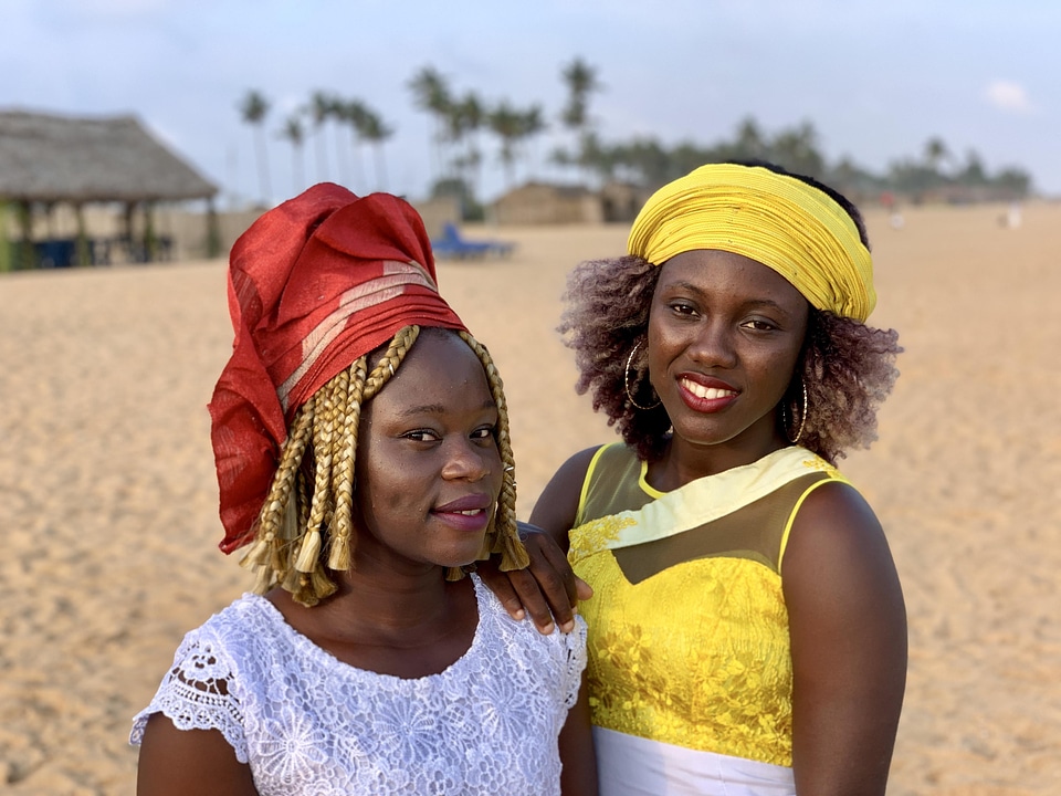 Women people traditional hat photo