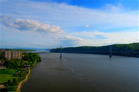 A view of the Mid-Hudson Bridge