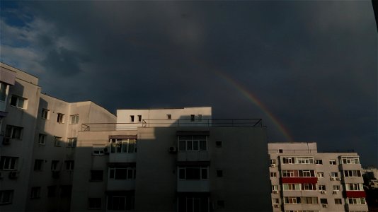 rainbow in abrud str (7) photo