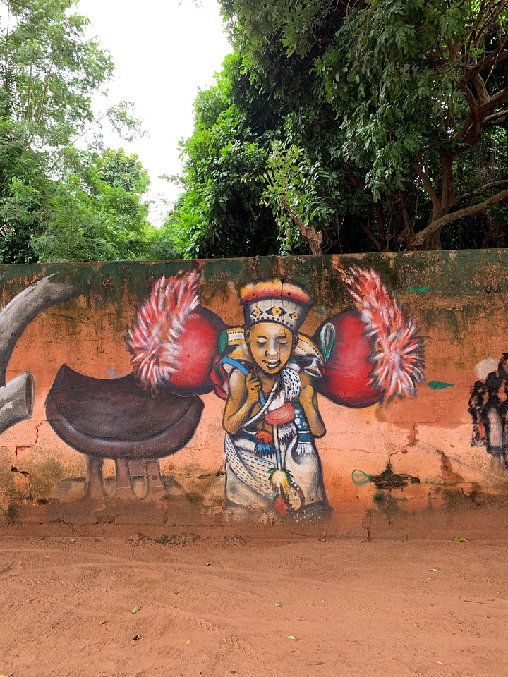 House wall painting graffiti