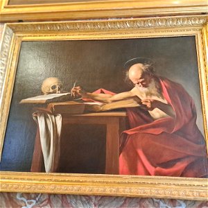St. Jerome Caravaggio Villa Borghese Gallary Rome Italy