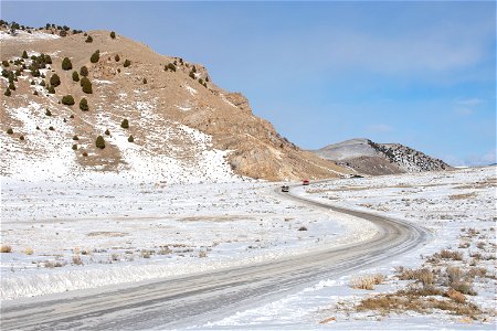 Refuge Road on the National Elk Refuge photo