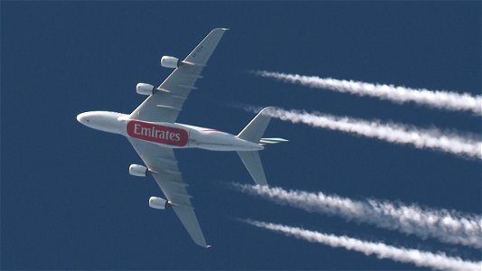 Airbus A380-861 A6-EEA Emirates - Dubai to Frankfurt (37200 ft.)