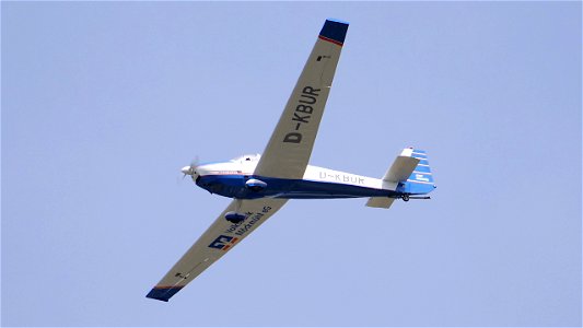 Scheibe SF.25C Rotax-Falke D-KBUR Flugsportverein Möckmühl from bad Aibling to Möckmühl  (3000 ft.)