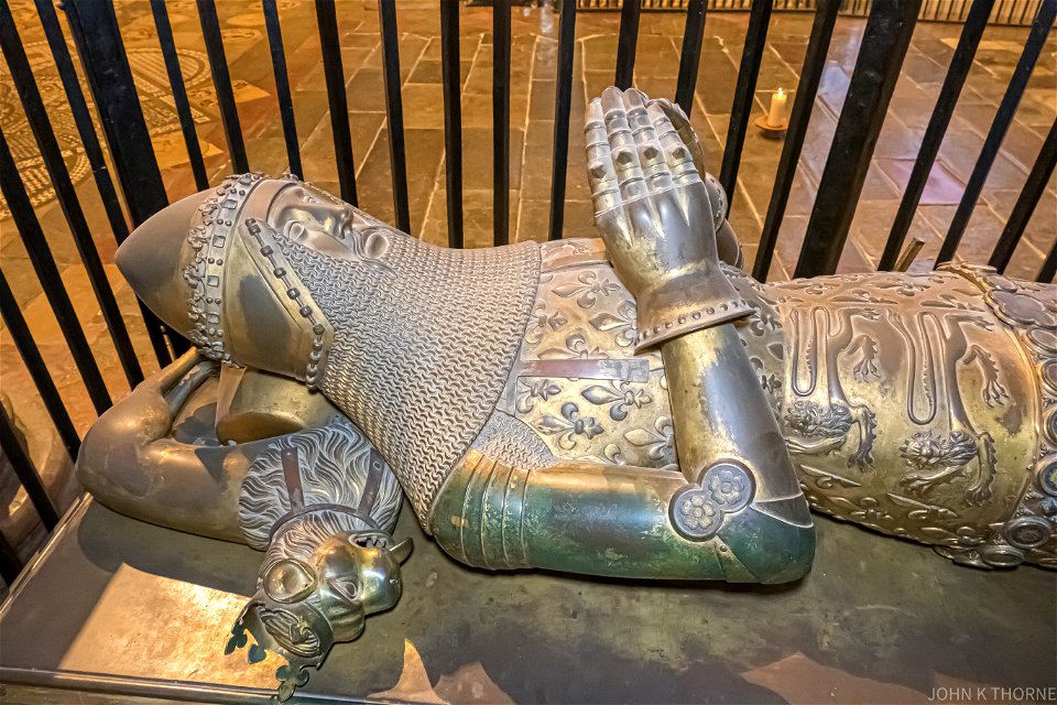 Edward, the Black Prince (1330 - 1376) Canterbury Cathedral
