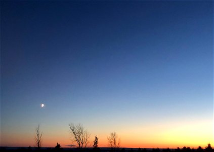 Yonder Crescent Moon