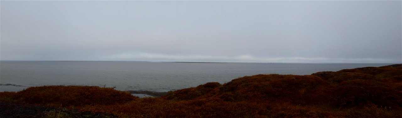 Barrier island near Point Lay