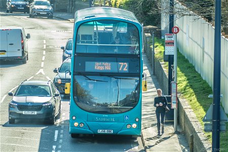 FJ56OBE Service 72 to Kings Hill.