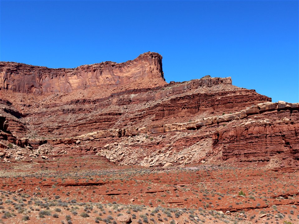 Shafer Canyon at Canyonlands NP in UT photo