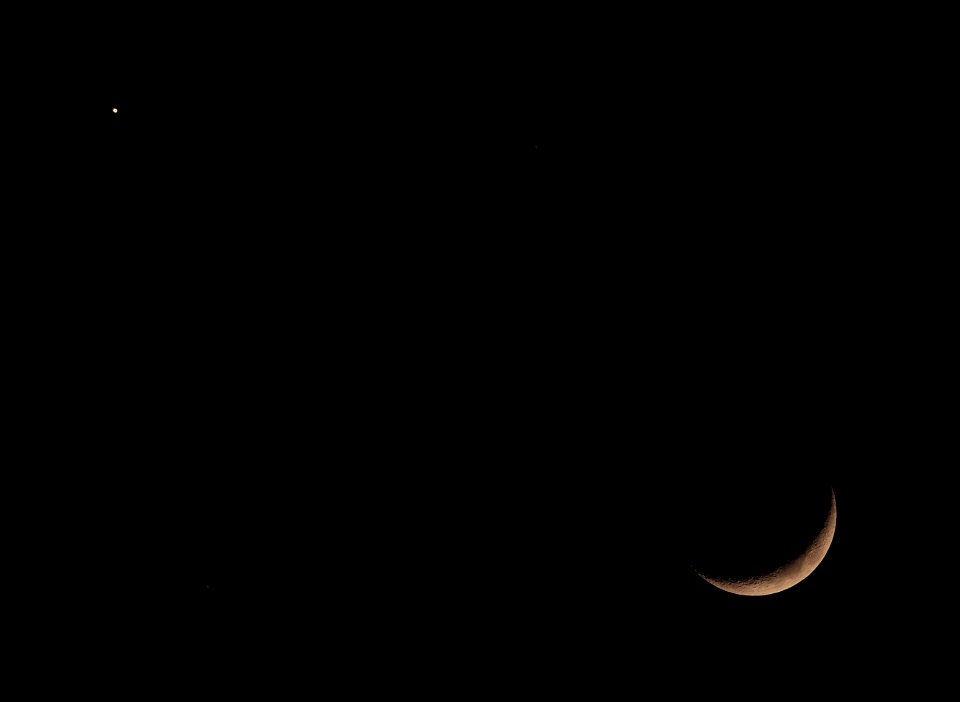 Day 136- Mars and the Waxing Crescent Moon on 5-15-21 photo