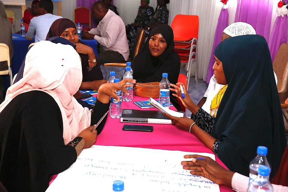 People woman meeting