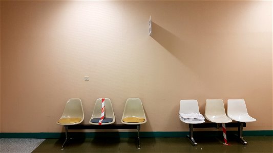 Salle d'attente d'hôpital. photo