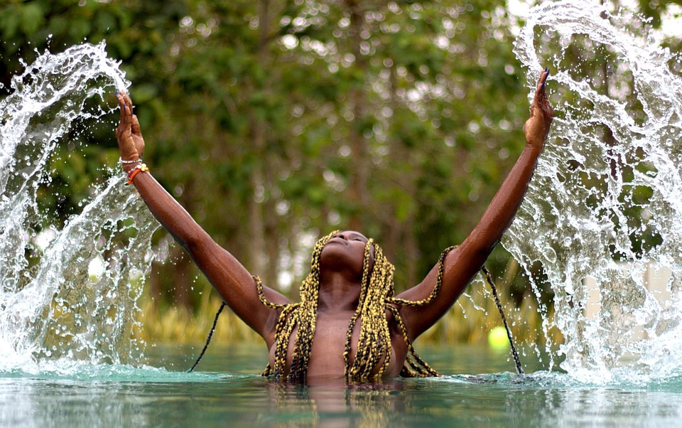Bathing swimming enjoy