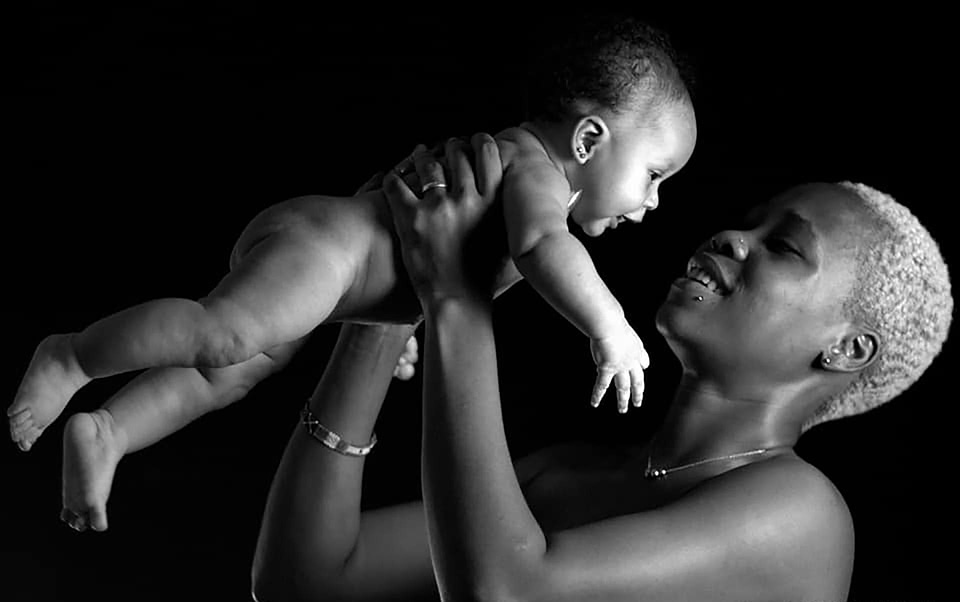 Mother child smile