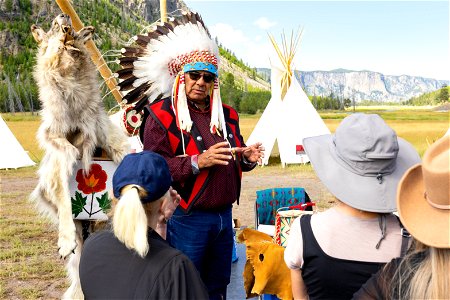 Yellowstone Revealed: Cultural Ambassadors at Teepee Village (3) photo