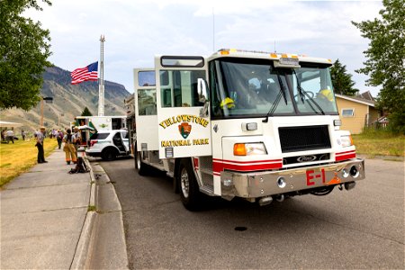National Night Out 2022: Yellowstone fire engine photo