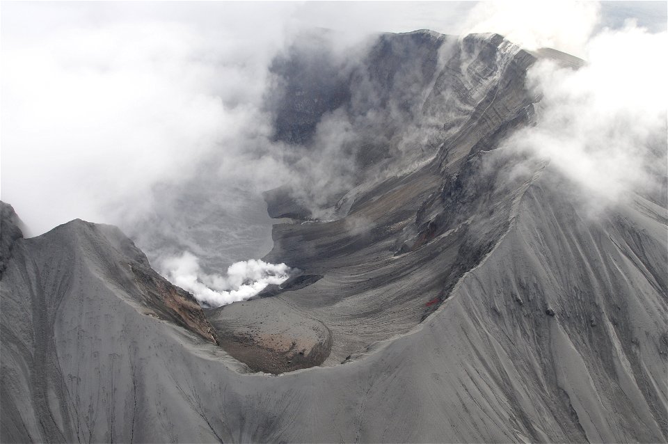 Kasatochi Island post-eruption photo