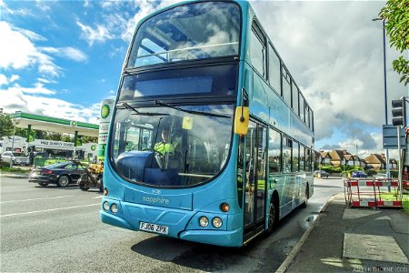 FJ06ZPX Route 70 something. London Road, Castle Road Allington