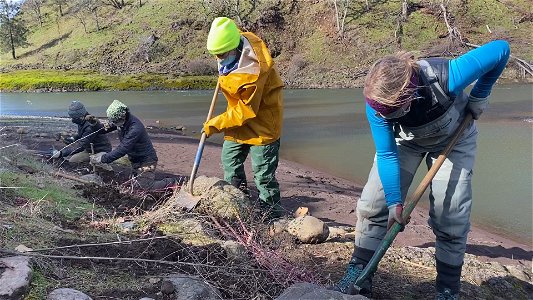 20210226-CRGNSA-Klickitat Wild and Scenic River-Erosion abatement project, U.S. Forest Service video photo