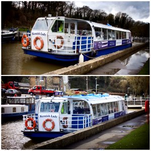 High Tide at Allington Lock Kentish Lady