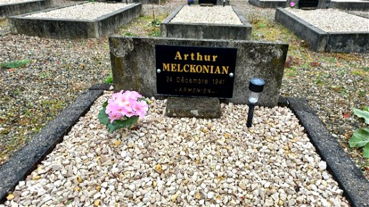 Cimetière du Camp du Vernet : Arthur Melckonian