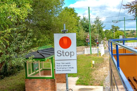 Colyford Station Tram Level Crossing