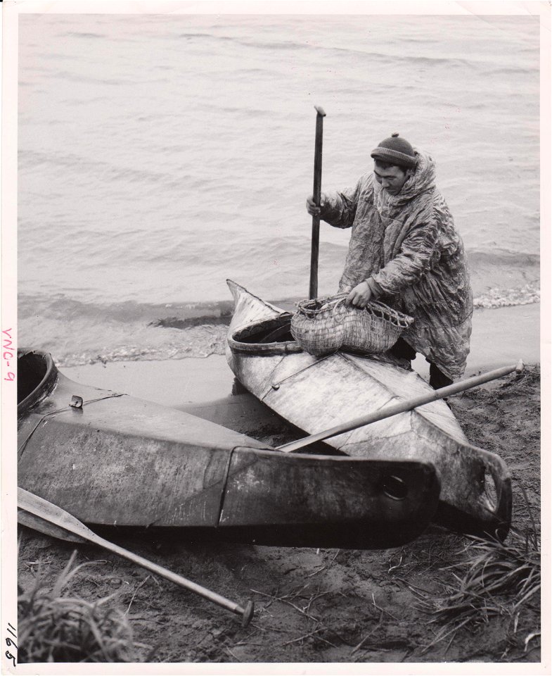 Nunivak Island Skin Covered Kyak circa 1949