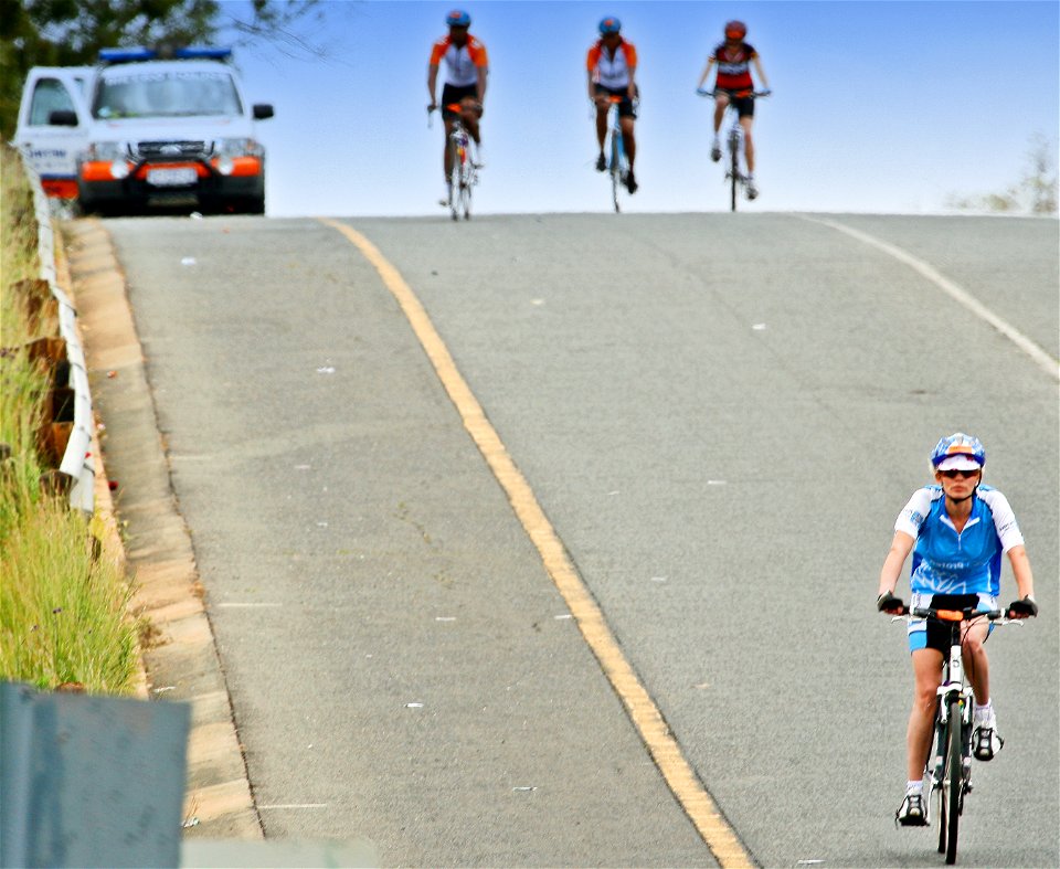 Johannesburg - 94.7 Cycle Race - the stragglers